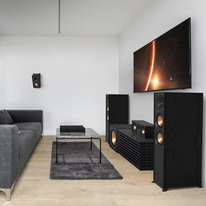 Klipsch Reference R-605FA, samostoječi zvočnik z Dolby Atmos, črn