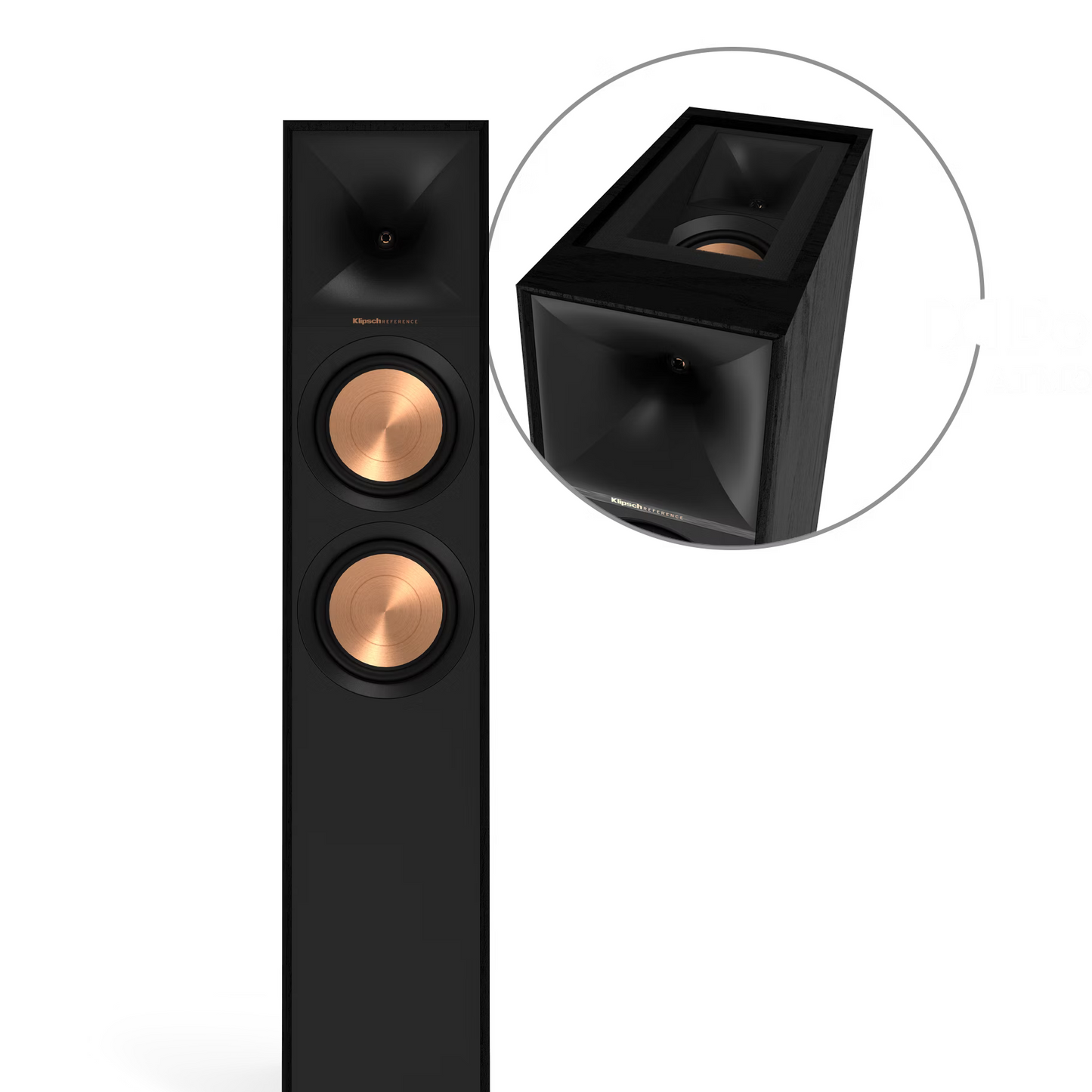 Klipsch Reference R-605FA, samostoječi zvočnik z Dolby Atmos, črn