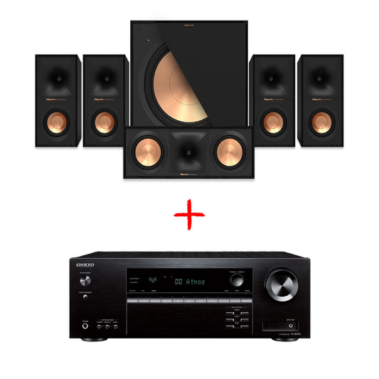 ONKYO TX-SR 393 + R-40M 5.1 sistem Klipsch ozvočenja, komplet