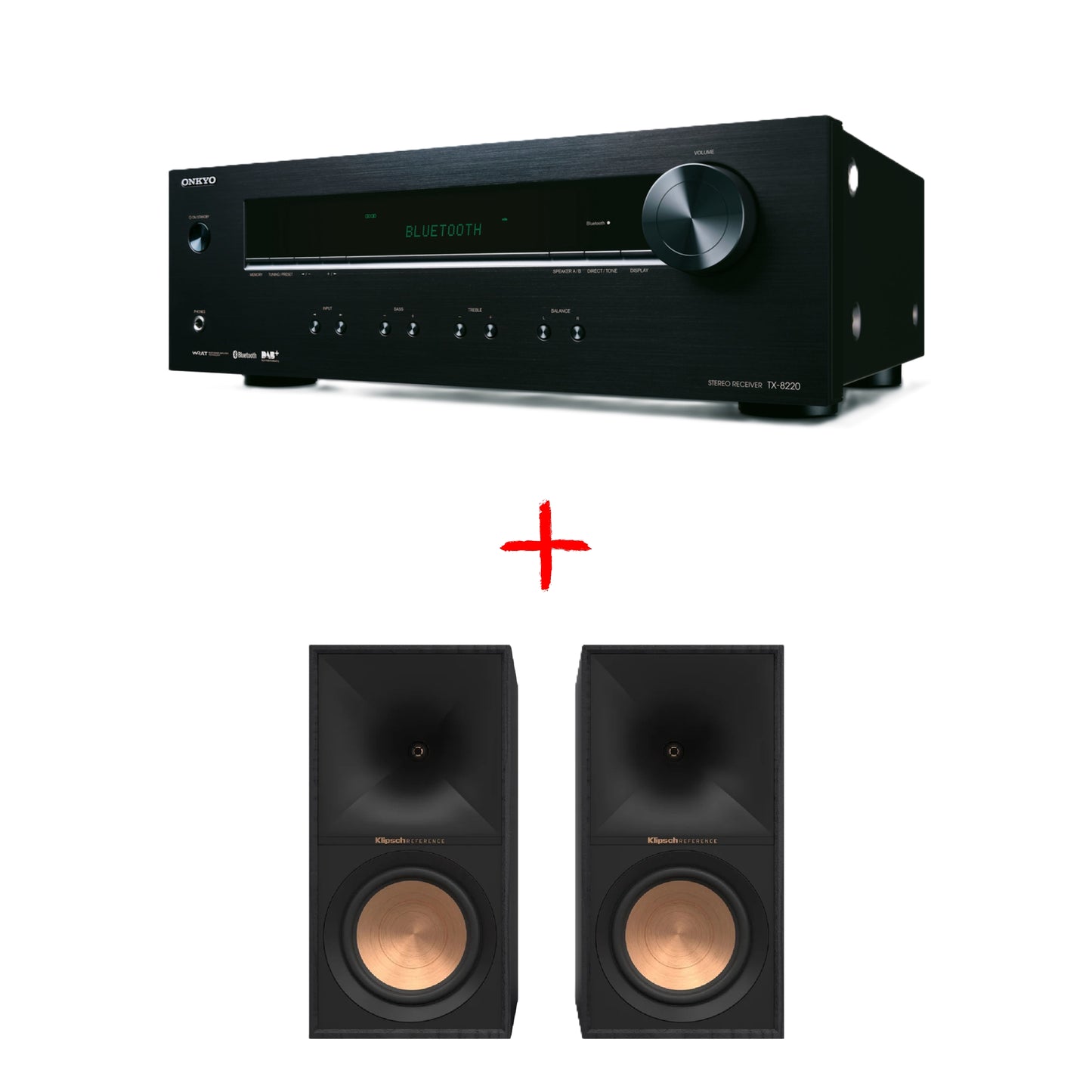 Onkyo TX-8220 stereo sprejemnik + Klipsch R-60M par pasivnih zvočnikov, komplet