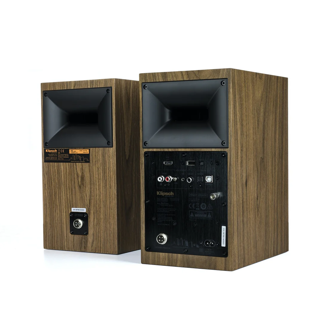 Klipsch Heritage The Fives, 4.5" Aktivna zvočnika, mat črna ali oreh